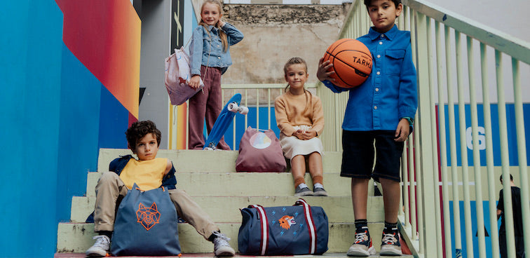 Collection En Vadrouille, des sacs de sport super stylés pour les enfants !