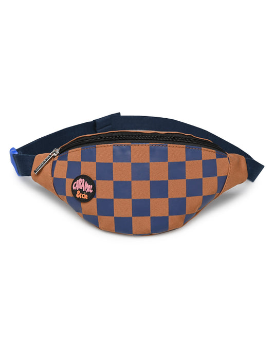 Sac banane Square ocre et marine