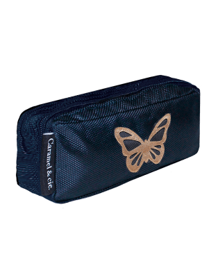 Double Pencil Case Butterfly