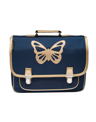 Grand Cartable Papillon Bleu