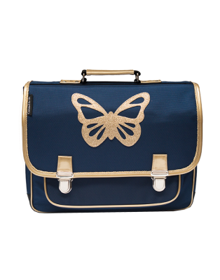 Large schoolbag Blue butterfly