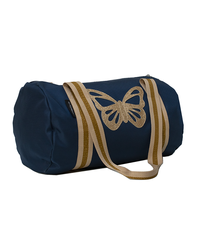 Week-end bag navy Butterfly