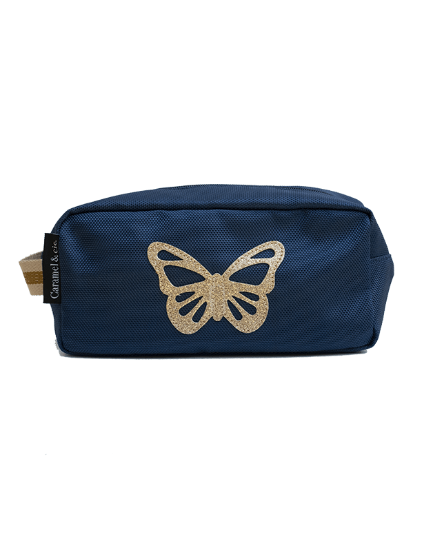 Large Case navy Butterfly