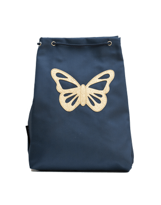 Sac polochon Papillon bleu fille