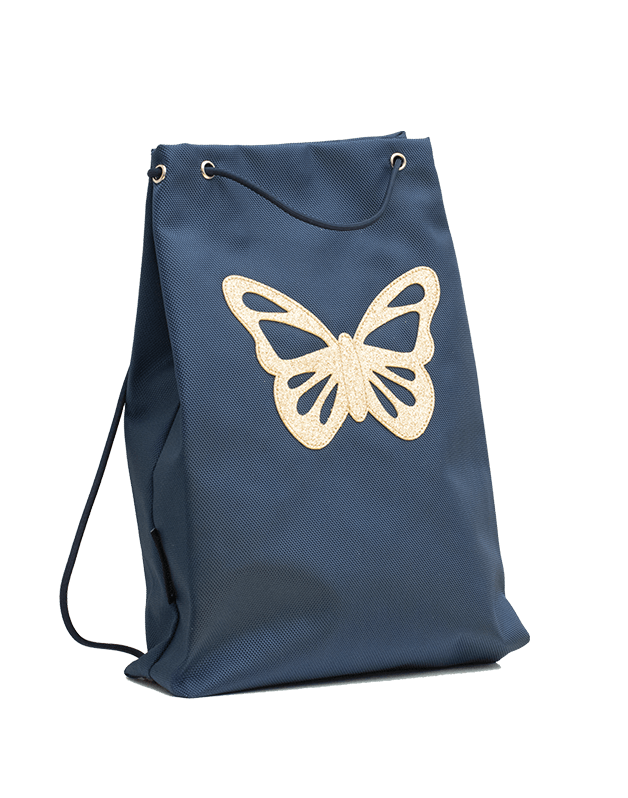 Gym bag navy Butterfly