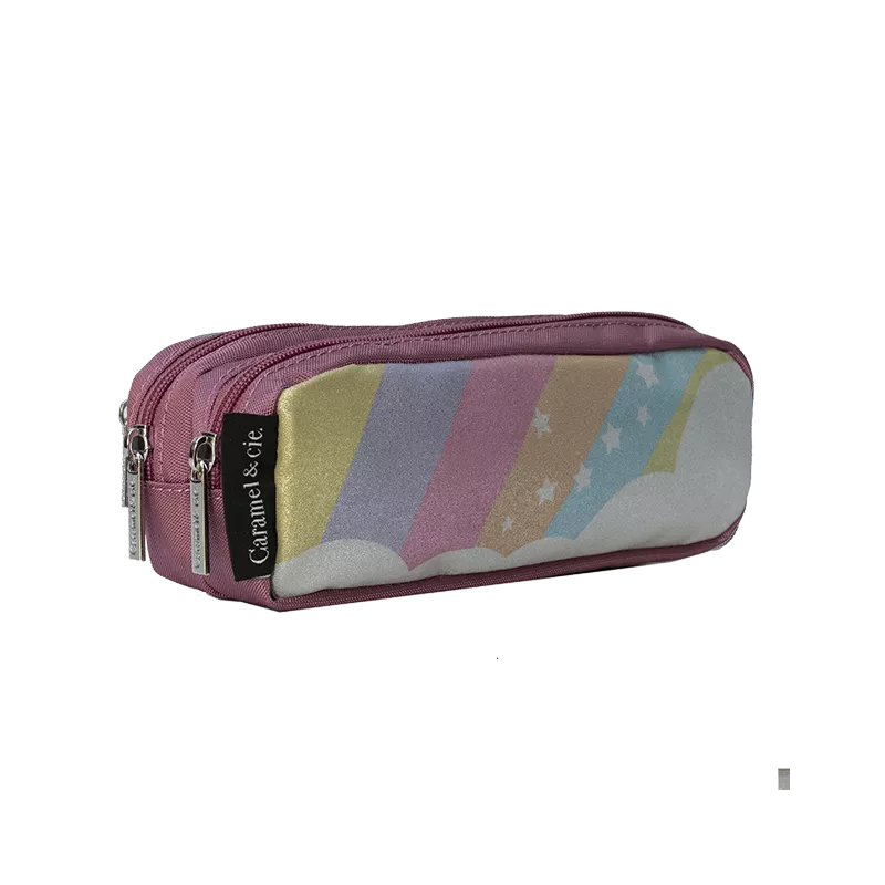 Trousse double Arc en-Ciel étoile pour fille