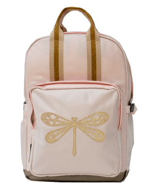 Large Backpack Pink Dragonfly