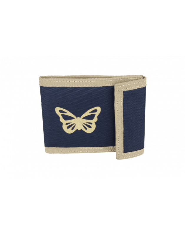 Portefeuille Papillon bleu