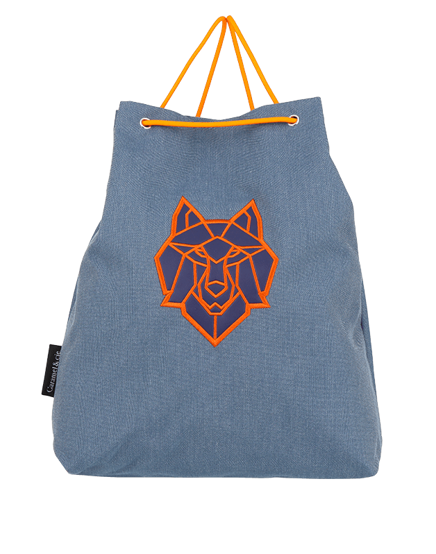 Sac de gymnastique Loup bleu