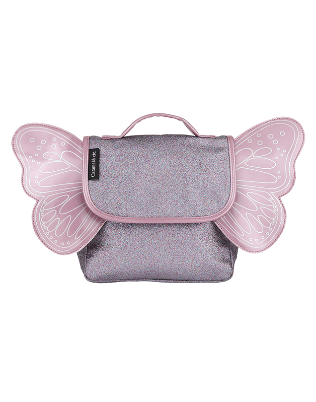 Sac papillon paillettes Violet