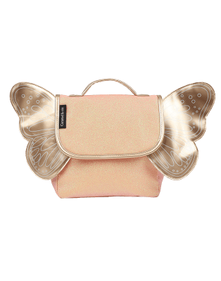 Sac papillon paillettes Corail