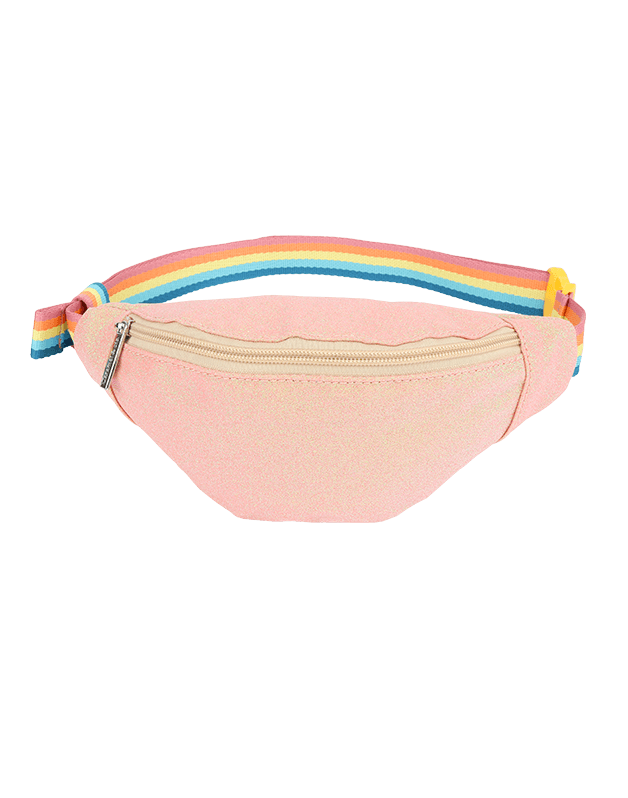 Sac Banane paillettes corail
