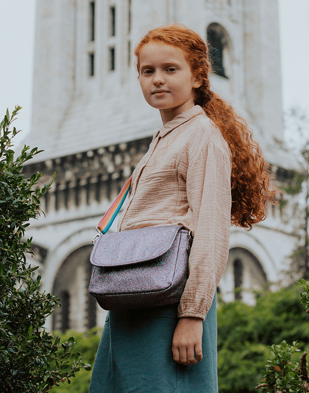 Glitter Purple Shoulder bag