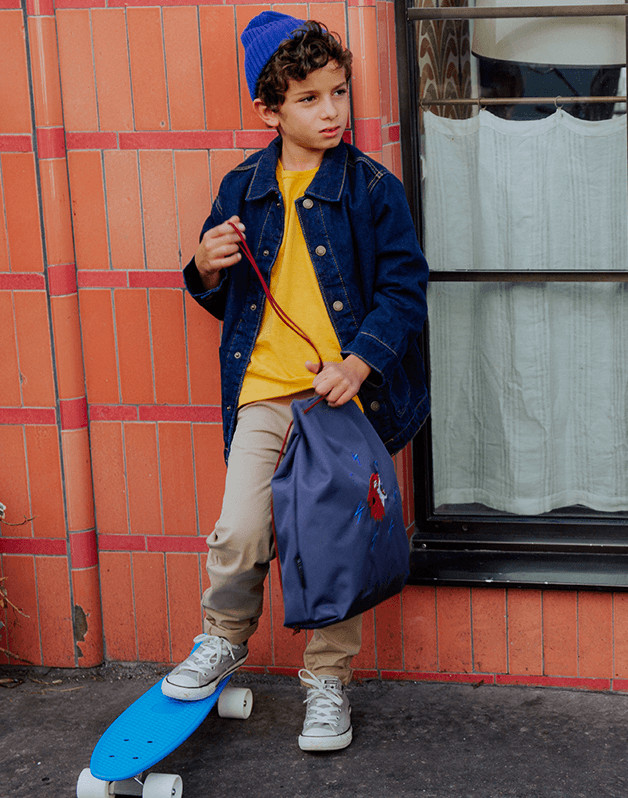 Sac de gymnastique Loup bleu