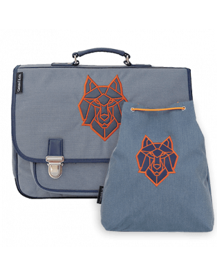 Kit Satchel + Gymbag Blue Wolf