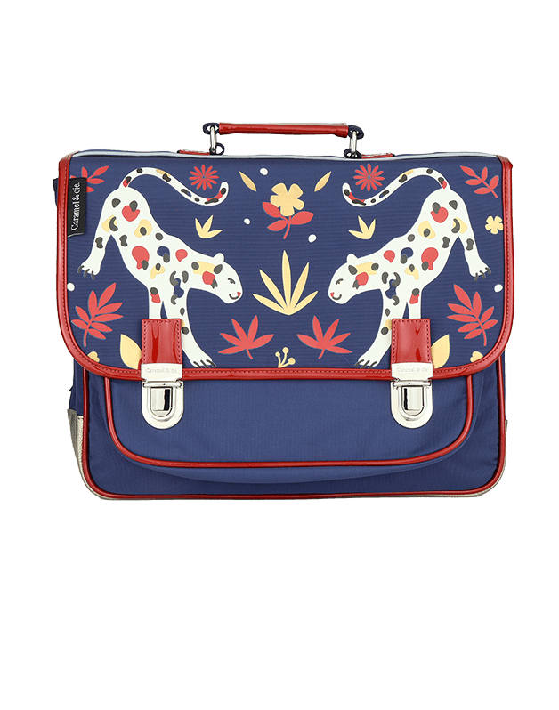 Medium schoolbag Flower Panthers