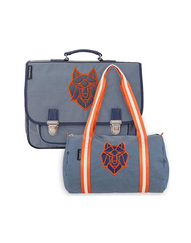 Kit Satchel + Duffel bag Blue Wolf