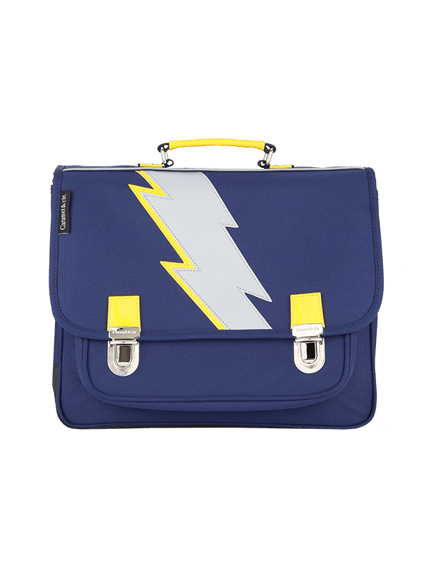 Medium schoolbag Blue Lightning