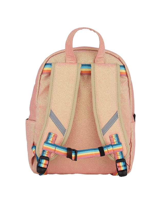 Petit sac à dos Paillettes Corail