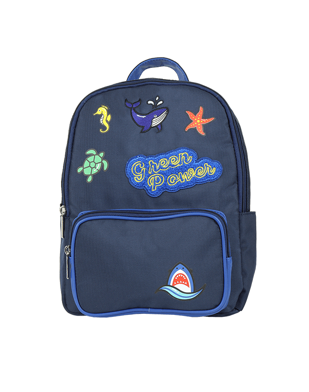 Small Green Power Ocean backpack