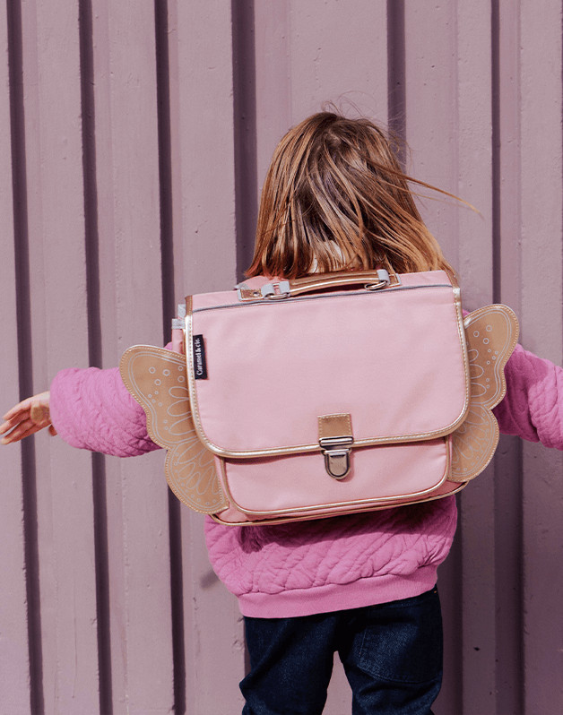 Small Winged Blossom Schoolbag