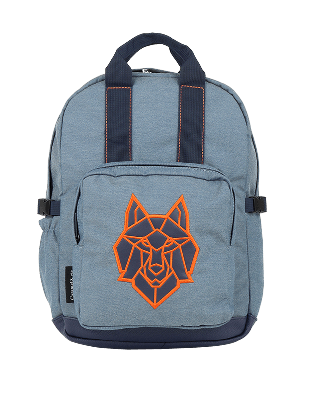 Medium Blue Wolf Backpack