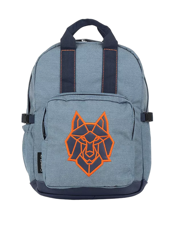 Medium Blue Wolf Backpack