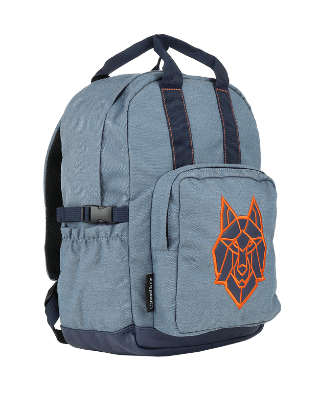 Medium Blue Wolf Backpack