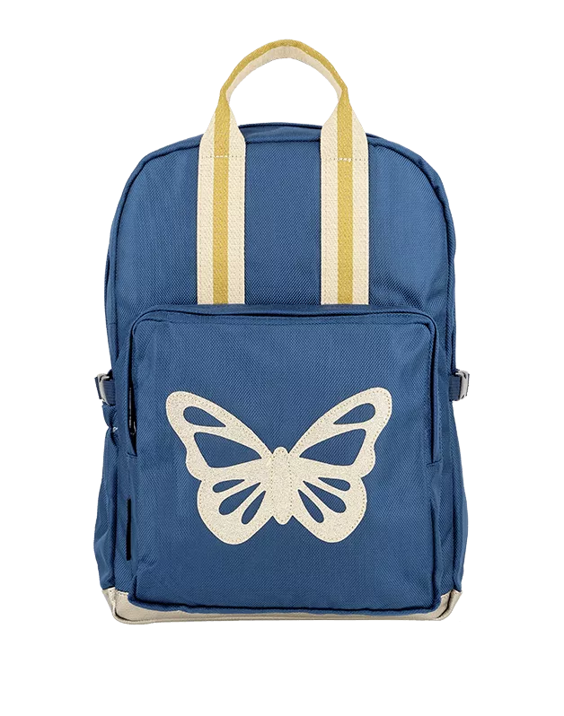 Grand Sac à dos Papillon Bleu