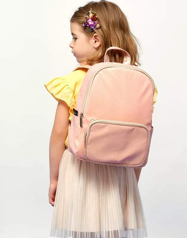 Small Glitter Coral backpack