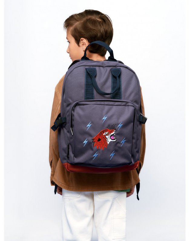 Large Blue Grrr Backpack
