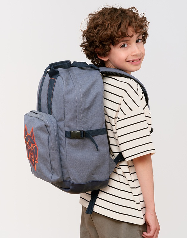 Medium Blue Wolf Backpack