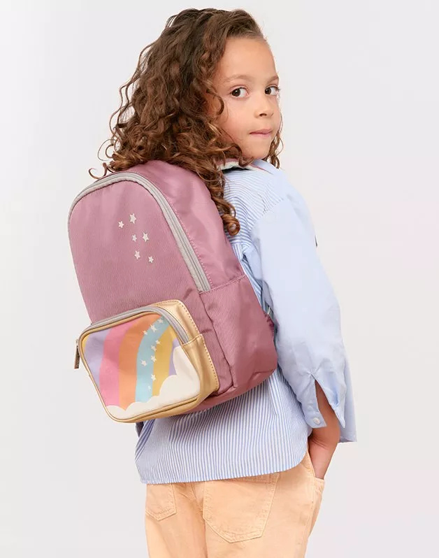 Small Starry Rainbow Backpack