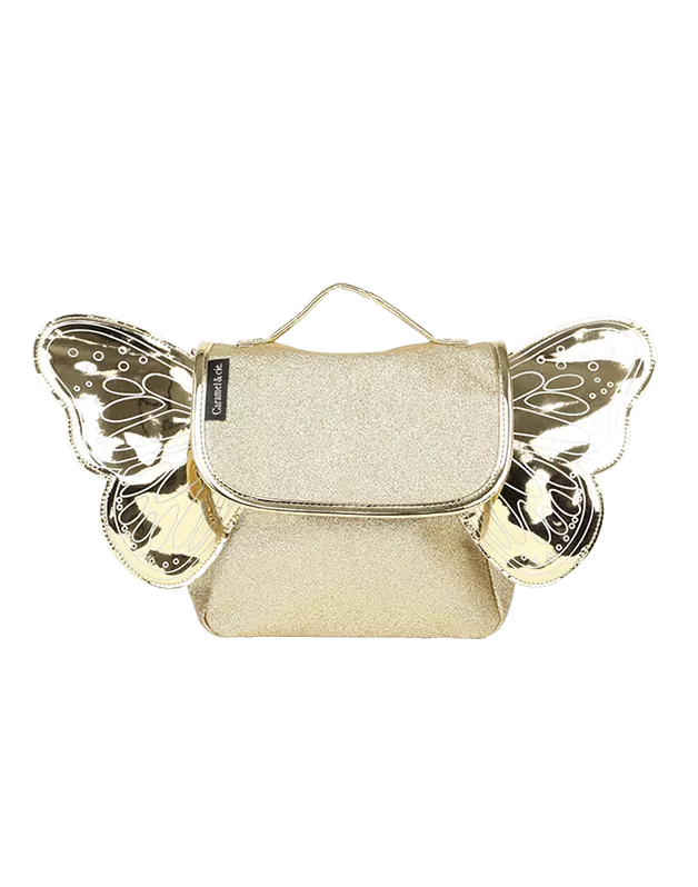 Sac papillon paillette Or