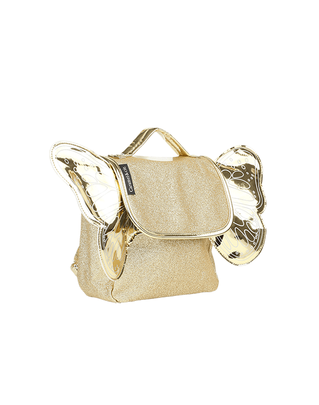 Sac papillon paillette Or