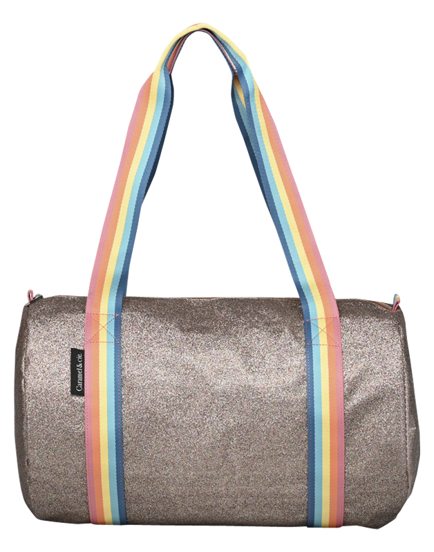 Sac Polochon Paillettes cuivre