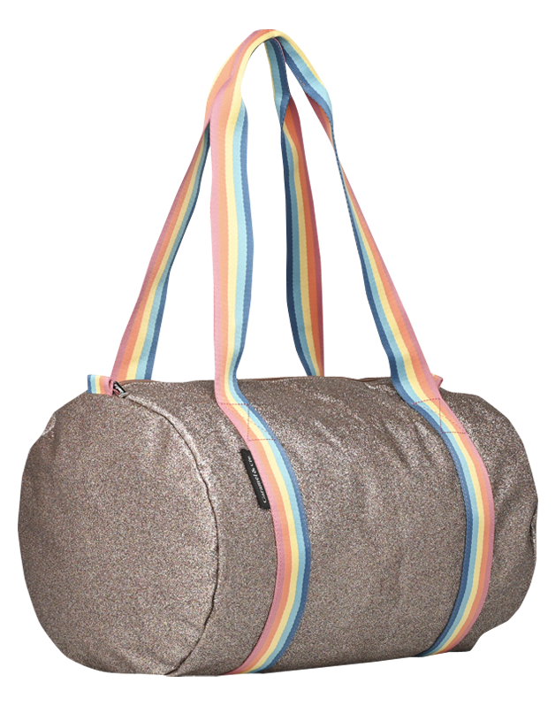 Sac Polochon Paillettes cuivre