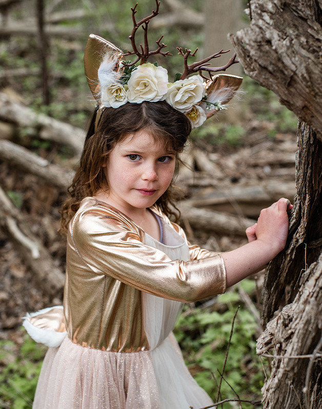 Deer Dress with Headpiece