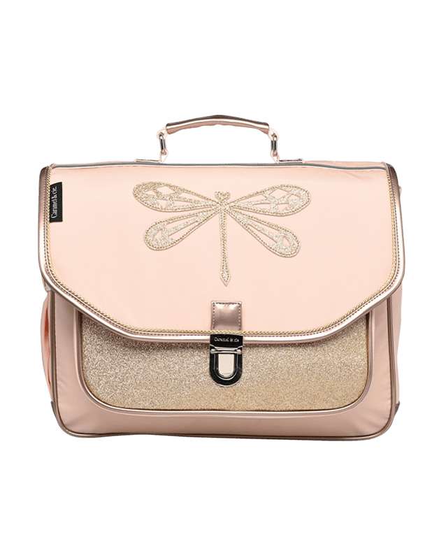 Medium Pink Dragonfly Schoolbag