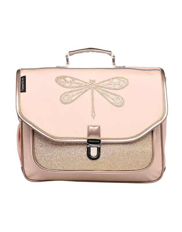 Medium Pink Dragonfly Schoolbag