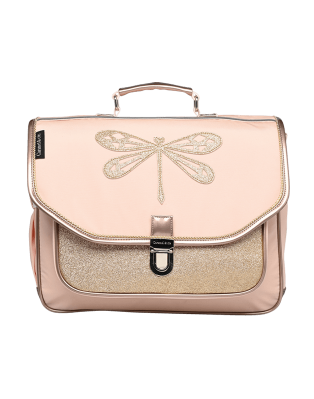 Cartable Moyen Libellule rose