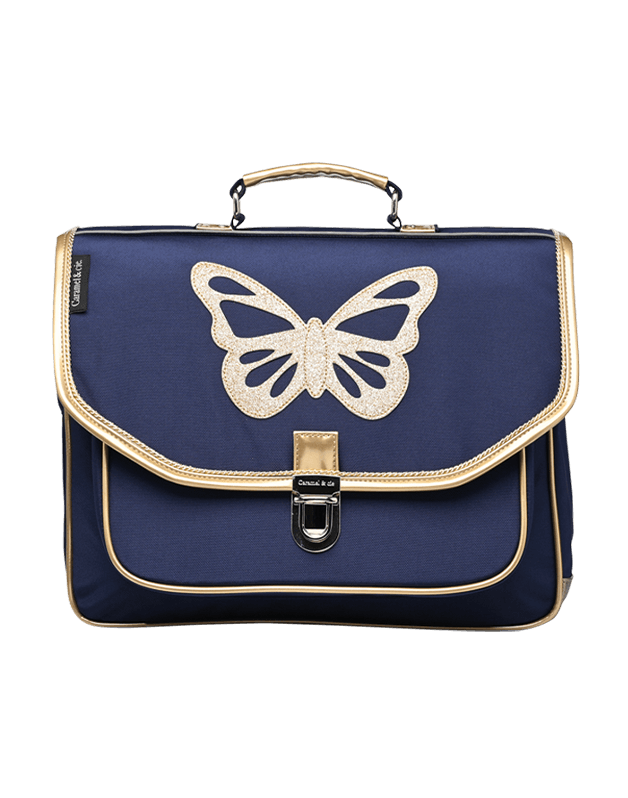 Medium Blue Butterfly Schoolbag