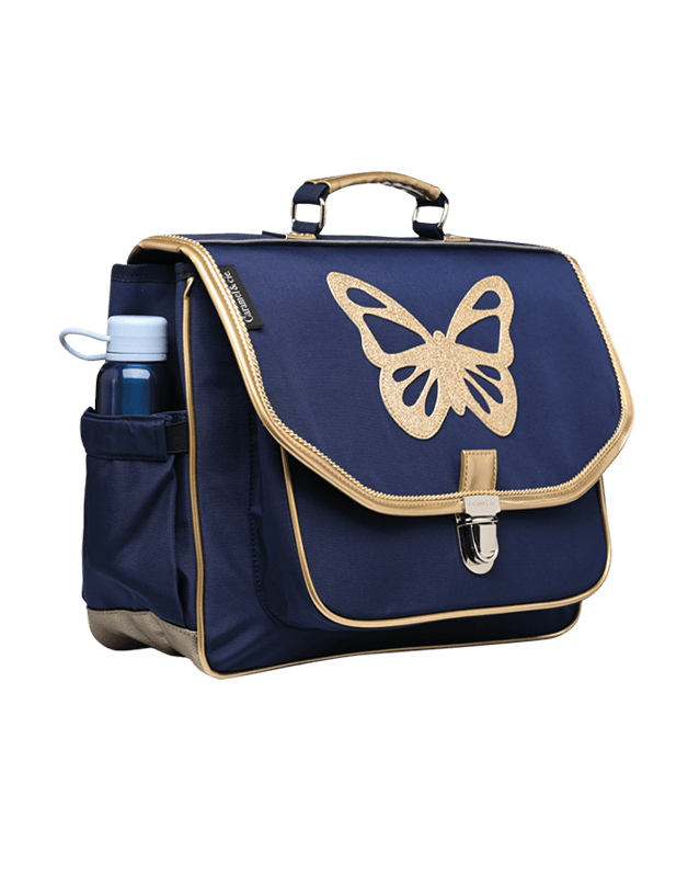 Medium Blue Butterfly Schoolbag