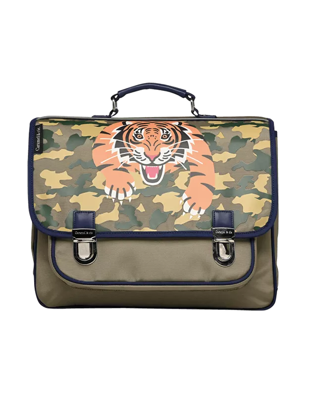 Medium The Tiger King schoolbag