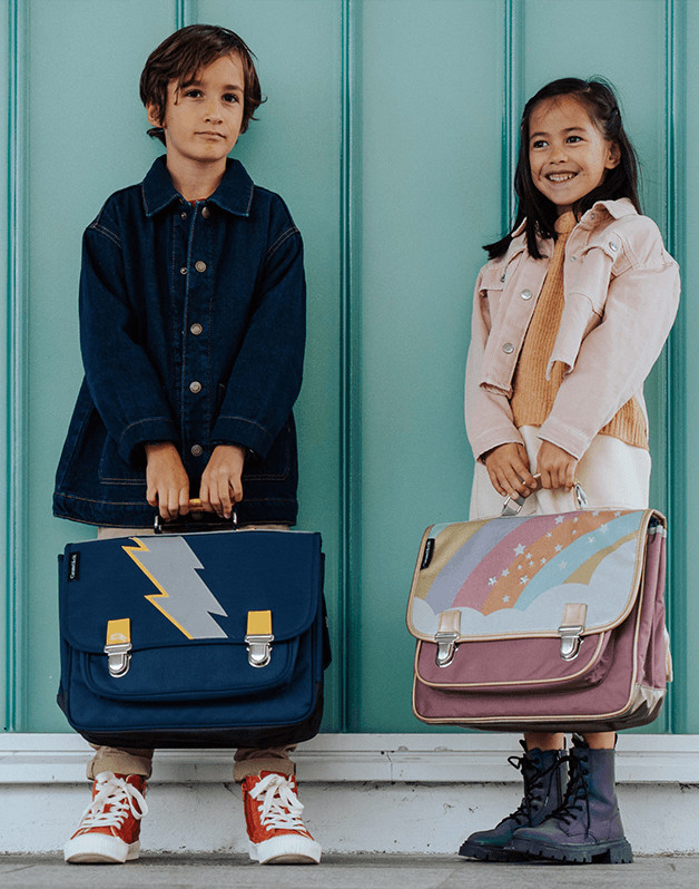 Medium schoolbag Starry Rainbow