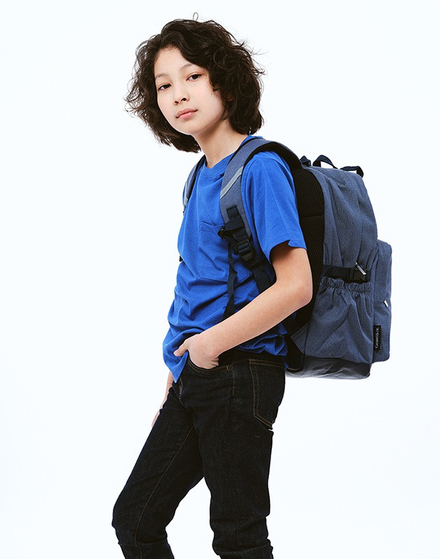 Large Blue Wolf Backpack