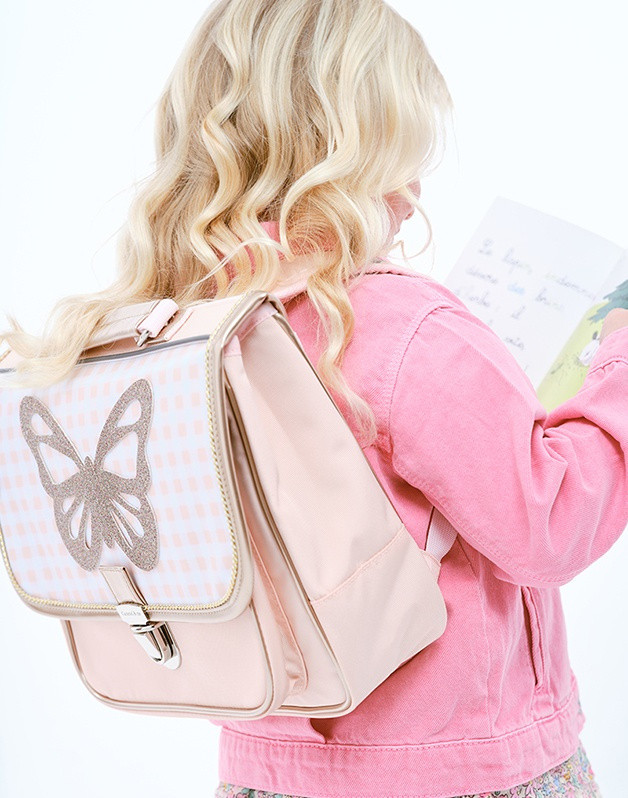 Small Vichy Butterfly Schoolbag