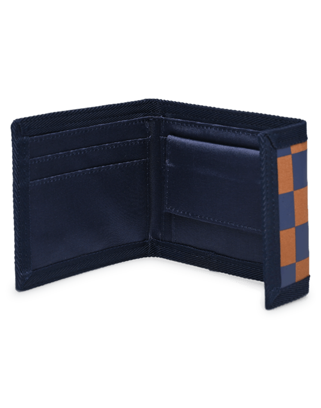 Wallet ochre and navy Square