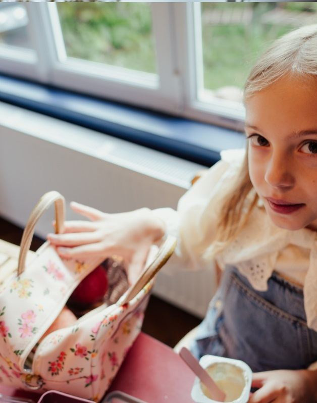 Lunch bag Liberty Butterfly pink