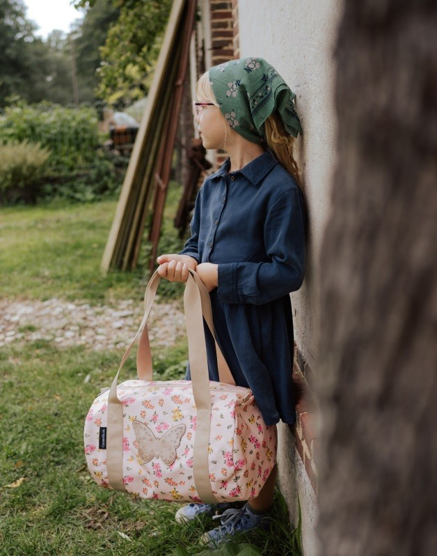 Week-end bag pink Liberty Butterfly